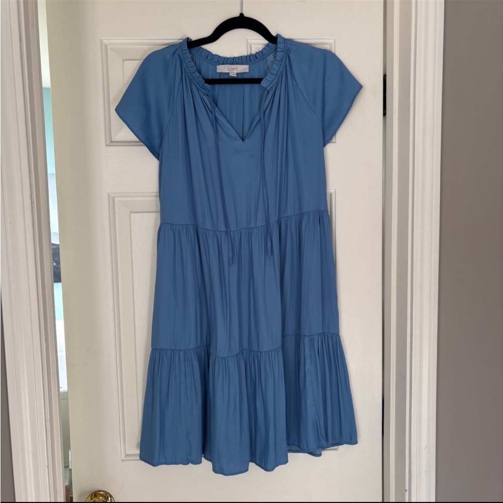 LOFT Blue Mini Dress